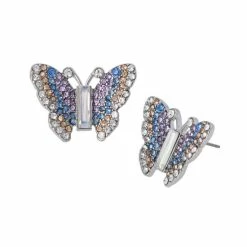 Top 10 ❤️ Steve Madden Butterfly Button Earrings Multi 👏