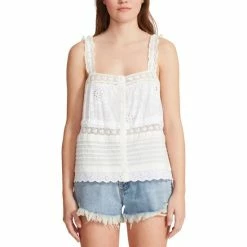 Coupon 🔔 BB Dakota By Steve Madden 👩 Women's You're So Baby Top White 👏