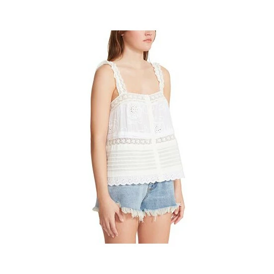 Coupon 🔔 BB Dakota By Steve Madden 👩 Women's You're So Baby Top White 👏 - Image 3