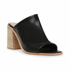 Best reviews of ๐ Steve Madden ๐ฉ Women's Cru City ๐ฉด Sandals Black Leather โ