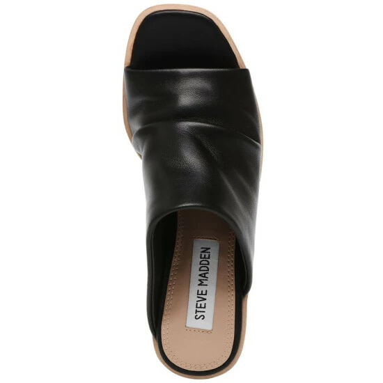 Best reviews of 😀 Steve Madden 👩 Women's Cru City 🩴 Sandals Black Leather ⌛ - Image 4