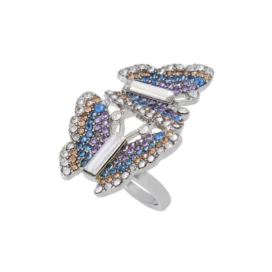 Hot Sale ⭐ Steve Madden Butterfly Statement Ring Multi 💯 - Image 2