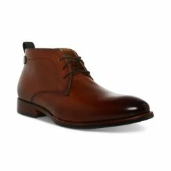 Hot Sale ✔️ Steve Madden Men's Shaunn Leather Chukka Boot Tan ✔️