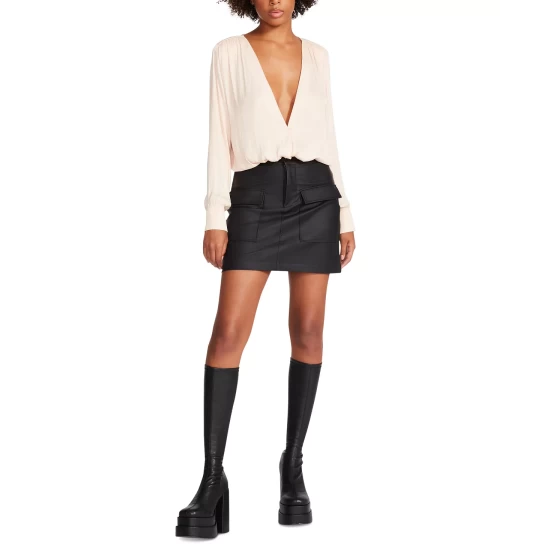 Deals ✨ Steve Madden 👩 Women's Tamaira Bodysuit Cream Tan ✔️ - Image 7