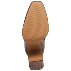 Budget 🎉 Steve Madden 👩 Women's Lilah Two-Piece Block Heel 🩴 Sandals Bone Croco 🥰