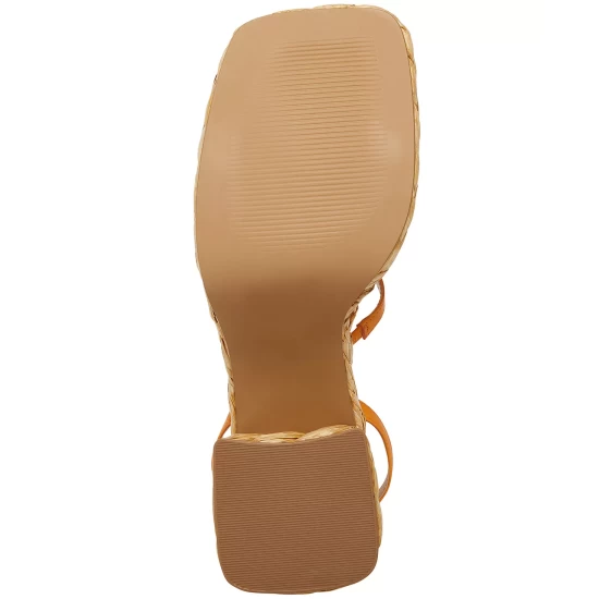 Buy 👏 Steve Madden 👩 Women's Belise Strappy Platform Espadrille 🩴 Sandals Blazing Orange 🎉 - Image 8