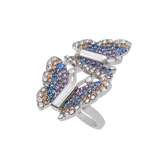 Hot Sale ⭐ Steve Madden Butterfly Statement Ring Multi 💯 - Image 3
