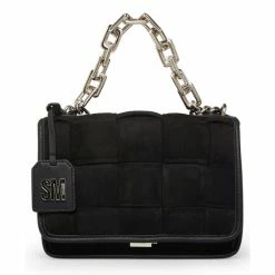 Deals 🔥 Steve Madden Bmatters Woven Crossbody Black 🎁