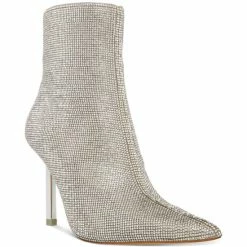 Wholesale ๐ Steve Madden ๐ฉ Women's Elysia Rhinestone Stiletto Booties Crystal Rhinestone ๐