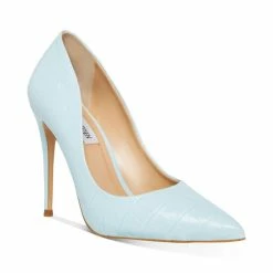 Flash Sale 🛒 Steve Madden Daisie Pumps Blue Croco 👏