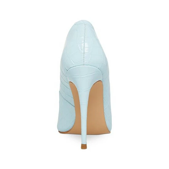 Flash Sale 🛒 Steve Madden Daisie Pumps Blue Croco 👏 - Image 3
