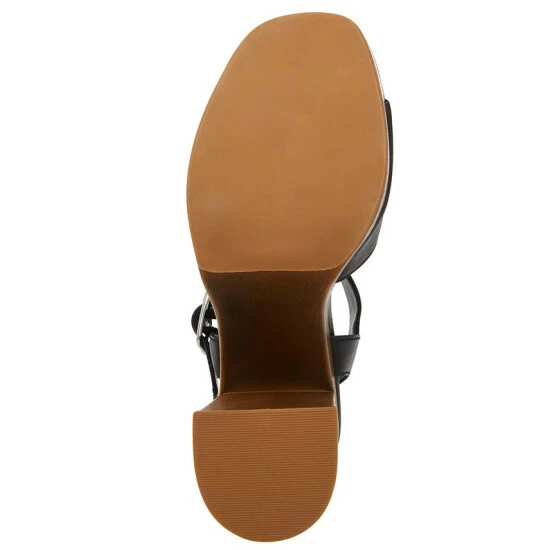 Brand new ⭐ Steve Madden 👩 Women's Kye Two-Piece Wooden Platform 🩴 Sandals Black 👍 - Image 5