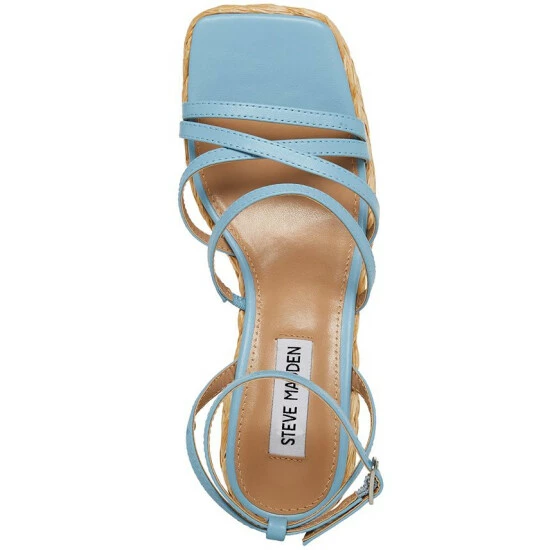 Buy 👏 Steve Madden 👩 Women's Belise Strappy Platform Espadrille 🩴 Sandals Blazing Orange 🎉 - Image 4