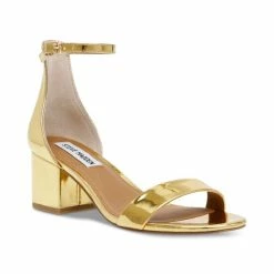 New 😉 Steve Madden 👩 Women's Irenee Two-Piece Block-Heel 🩴 Sandals Leopard Velvet 🥰