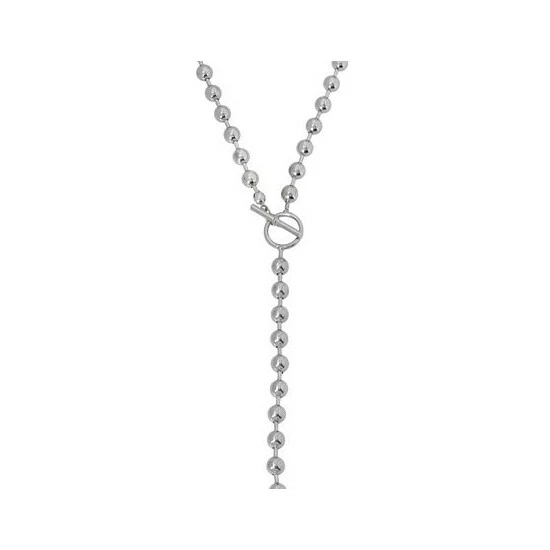 Best reviews of 🛒 Steve Madden Ball Y-shaped Chain Necklace Rhodium 👍 - Image 2