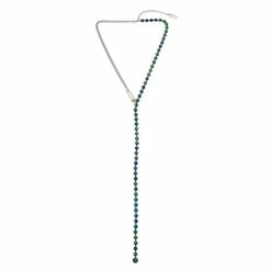 Outlet ๐งจ Steve Madden Safety Pin Y-shaped Necklace Oil Slick ๐