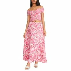 Cheapest 🎉 BB Dakota By Steve Madden 👩 Women's Floral Compass Top Bright Rose 🎉