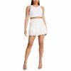 Deals 🎉 BB Dakota By Steve Madden 👩 Women's Eyelet You Won't 👗 Skirt White 🌟