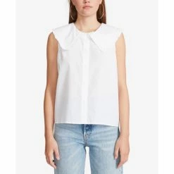 Best reviews of ๐ BB Dakota By Steve Madden ๐ฉ Women's Collar Id Top White ๐ฅ