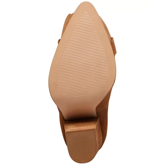 Discount ✨ Steve Madden 👩 Women's Macayla Platform Block-Heel Booties Bone Smooth 🎁 - Image 3